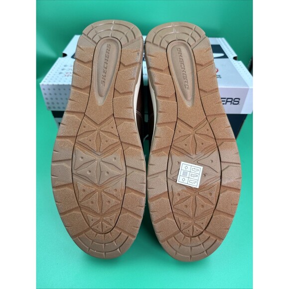 Skechers Hands Free Swift Fit Men’s 9.5 Brown Waterproof Casual Lace Sneakers main image 7